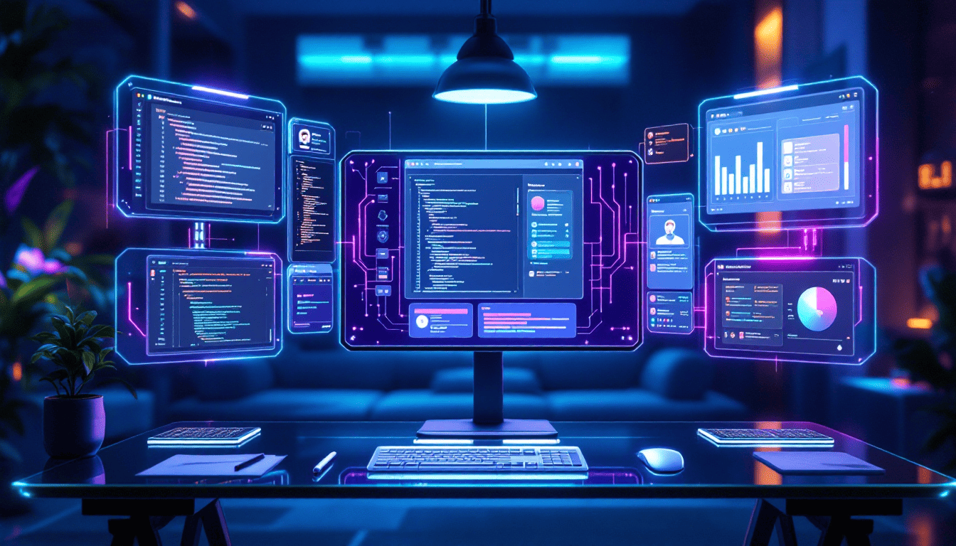 2026년을 위한 2025 AI 총정리: 프론트엔드 개발자 관점 2 프론트엔드 AI 도구들이 연결되는 이미지